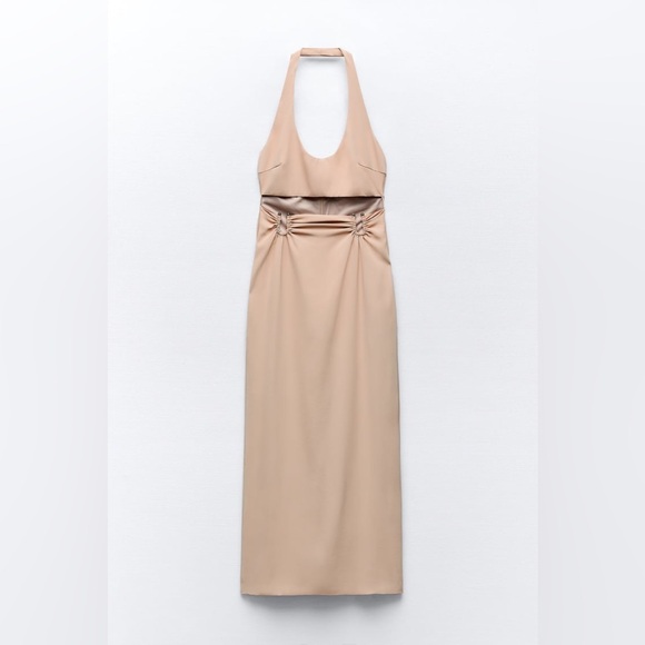 Zara Cut Out Midi Dress - Picture 5 of 9